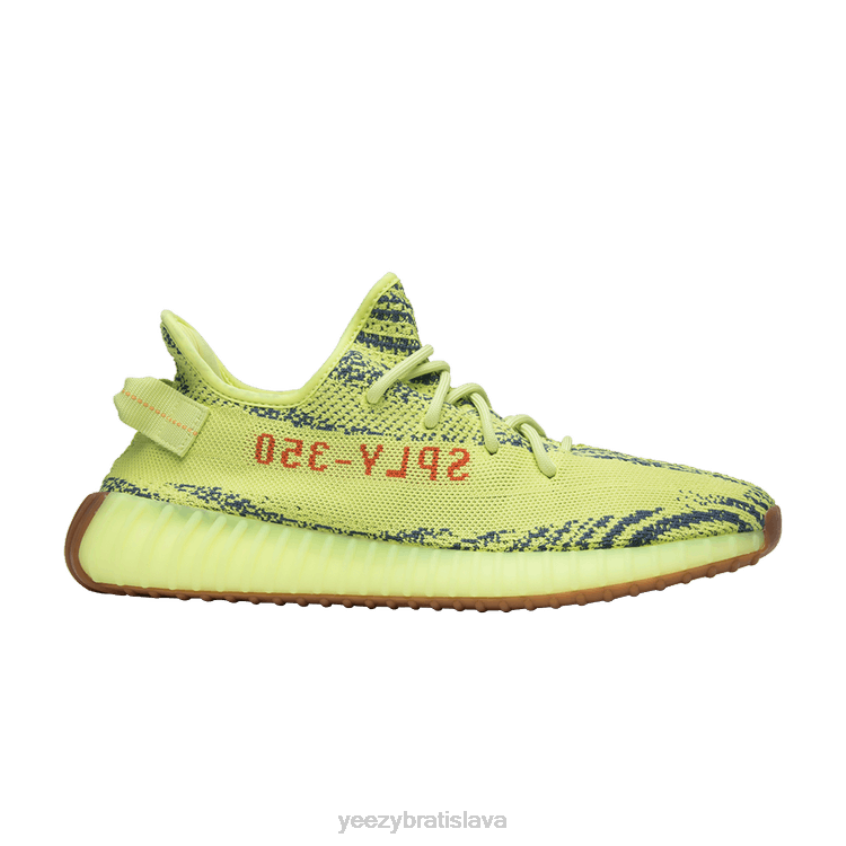 Yeezy boost 350 v2 88J88H146 polomrazená žltá/surová oceľ/červená