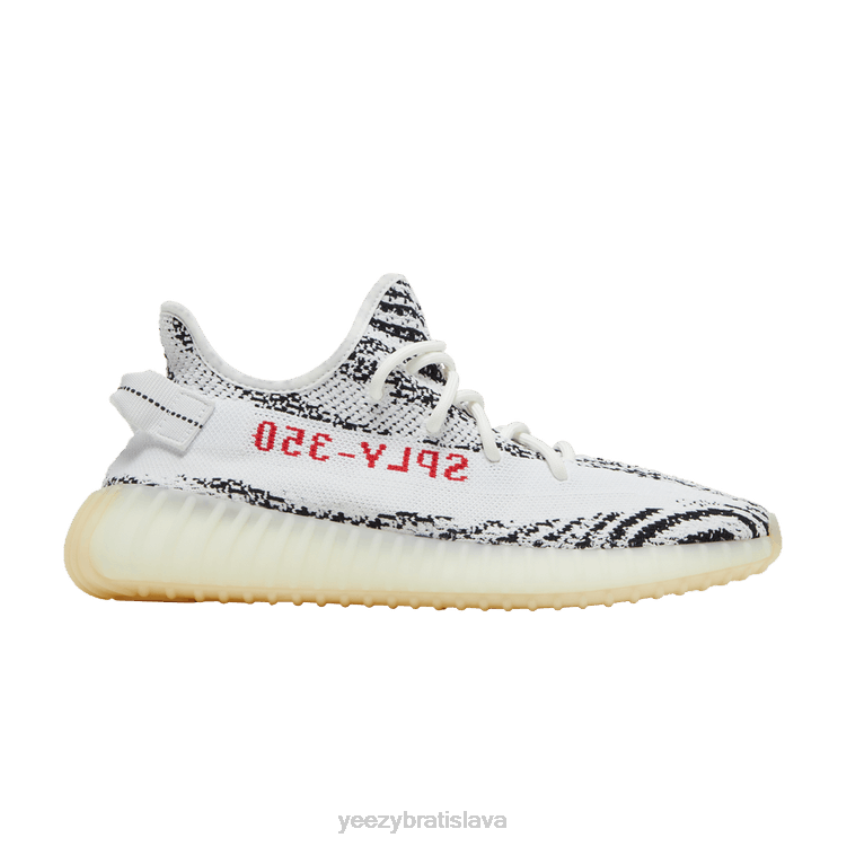 Yeezy boost 350 v2 88J88H62 biela/jadro čierna/červená