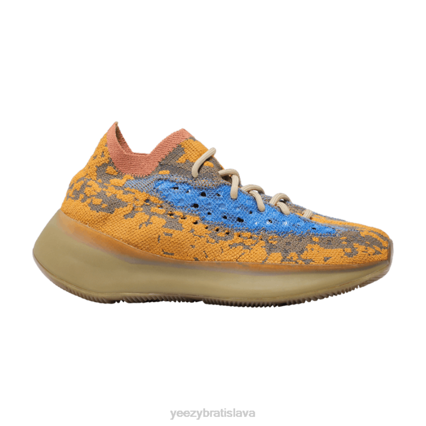 Yeezy zvýšiť 380 88J88H103 modrý ovos/tan